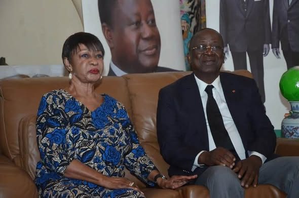 Ahoussou était aux côtés de la veuve Bédié