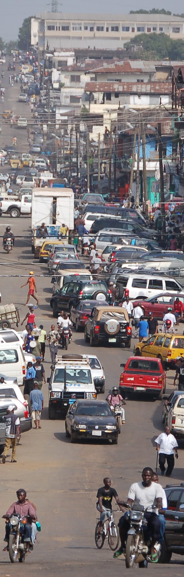 Une des rues de Monrovia