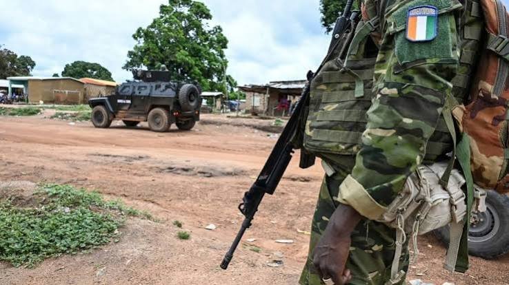 Une patrouille des Faci à la frontière ivoiro burkinabée