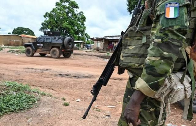 Une patrouille des Faci à la frontière ivoiro burkinabée