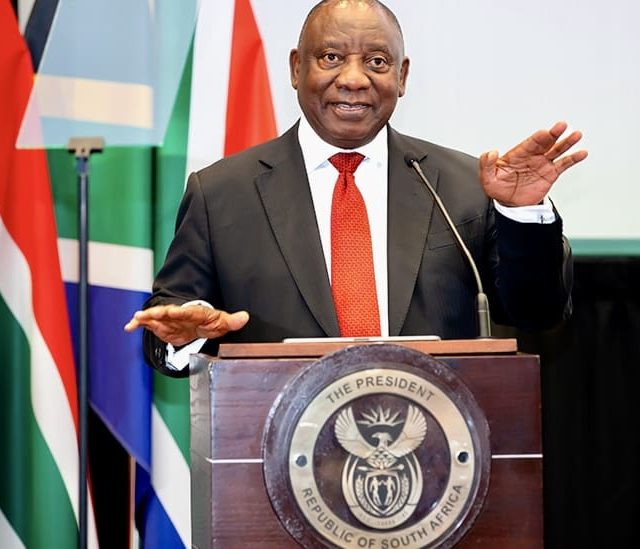 La Président Cyril Ramaphosa