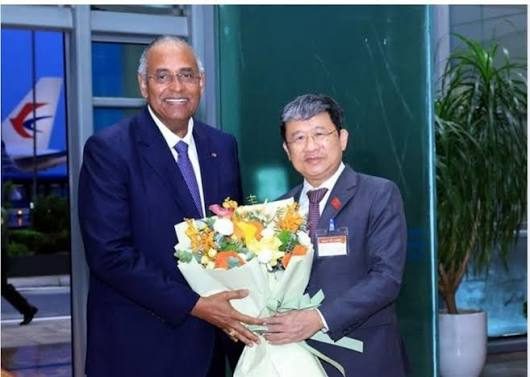 Achi Patrick a passé un bon séjour à Hanoi