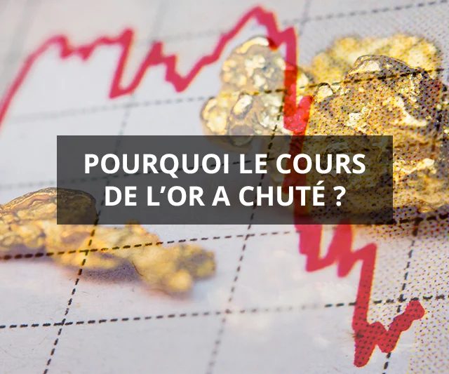 L'or est en chute libre