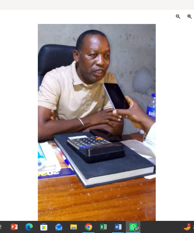coulibaly Fatogoma Karim , fondateur du marché Clêman non loin de Cosmos