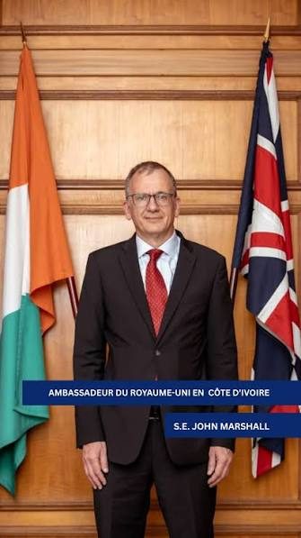 John Marshall, l'ambassadeur de la Grande Bretagne en Côte d'Ivoire