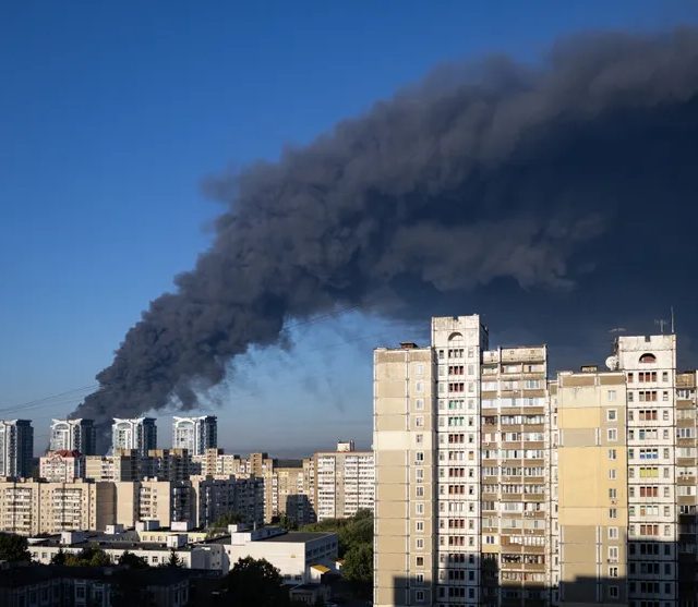 Un bombardement de l'armée russe