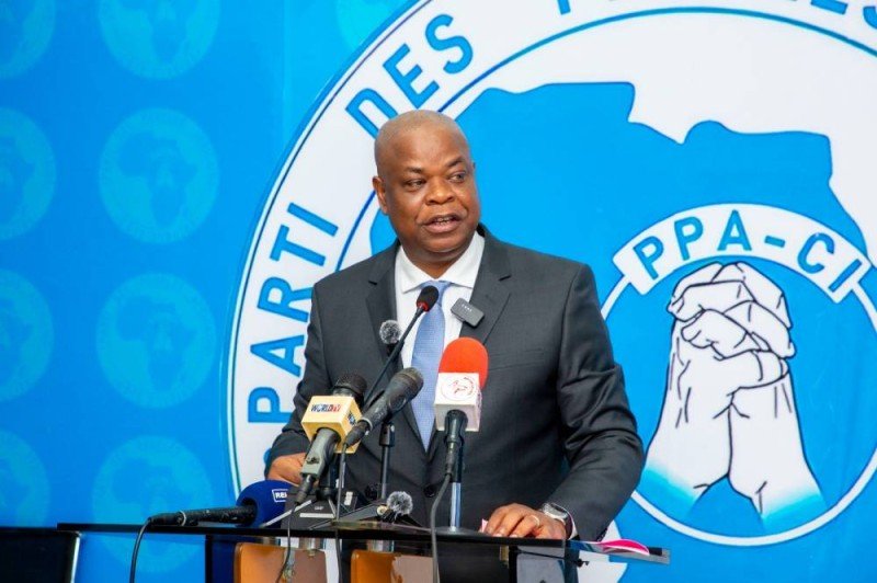 Justin Koné Katina, un des vice présidents du Ppa ci