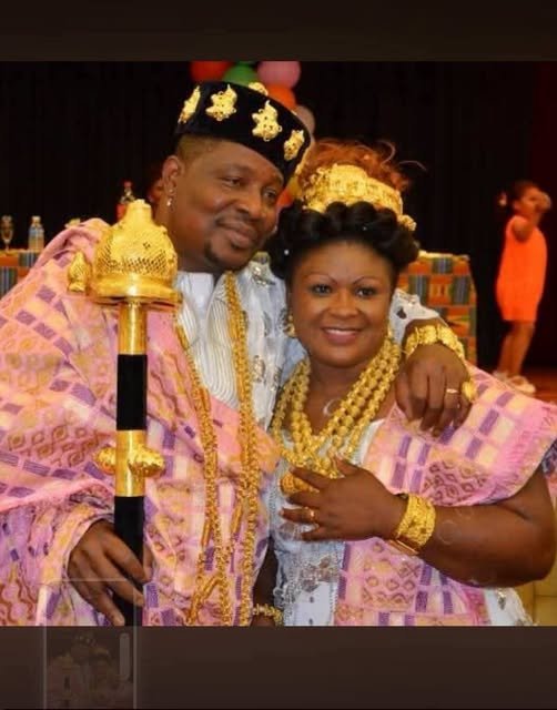 Le couple lors de leur mariage