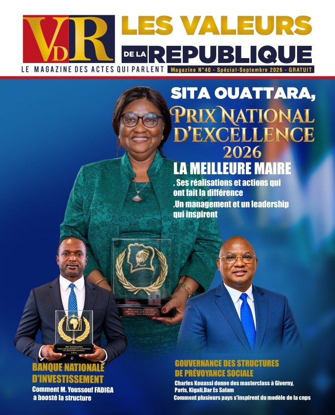 Sita Ouattara figure à l'affiche du magazine