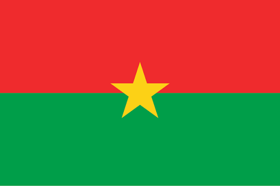 Le drapeau du Burkina faso