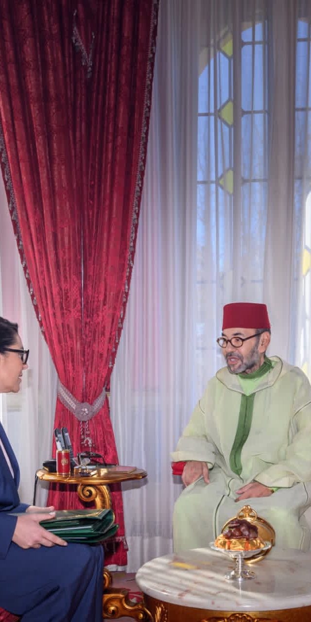 La cheffe du gouvernement échange avec le Roi