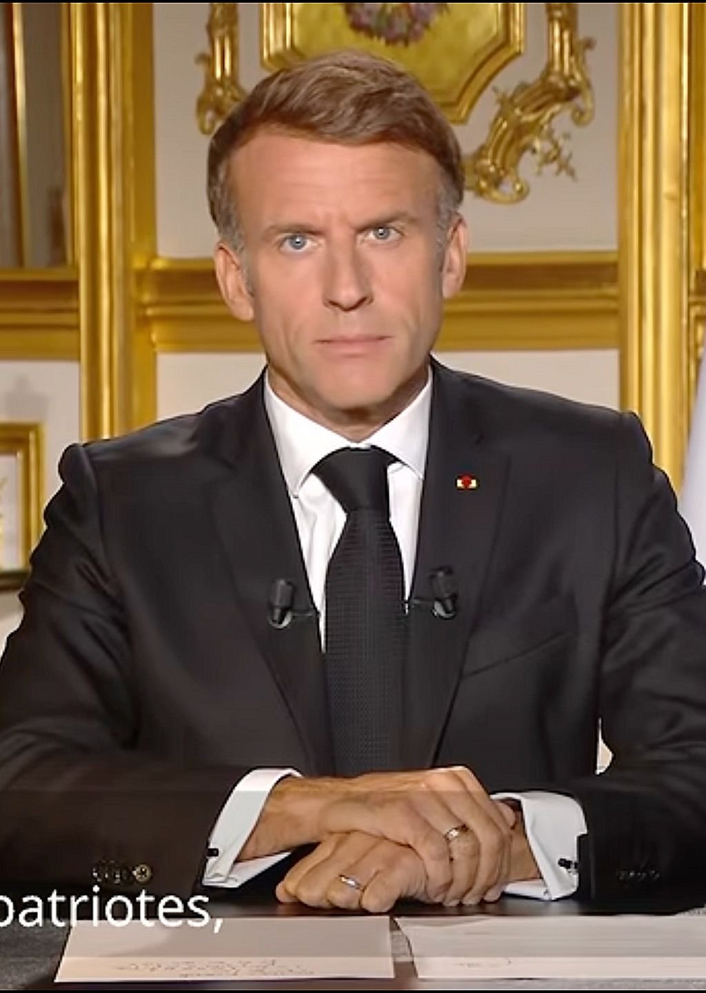 Emmanuel Macron , président de la France