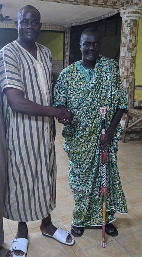 Nandjui Severin et Touré Namogo chef de canton de Gbon